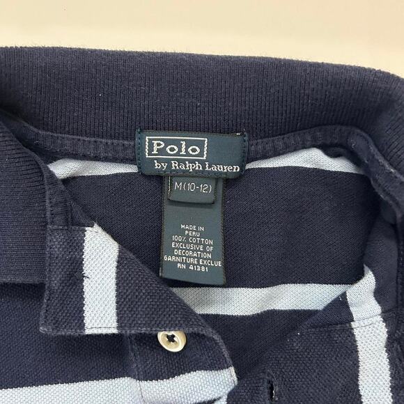 Y2k striped polo baby tee - Picture 3 of 4